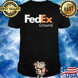 Fedex Ground Logo White Orange Shirt