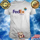 Fedex Office Logo Purple Orange Shirt