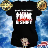 Firefighter Band of Brothers B shift Ladies tee