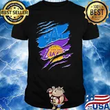 Football Team Los Angeles And Lakers Shirt