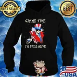 Gimme Five I’m Still Alive Skull Uncle Sam Shirt Hoodie