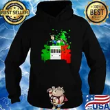 Gnome driving jeep St.Patrick’s day Hoodie