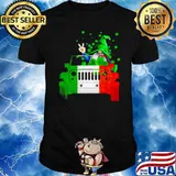 Gnome driving jeep St.Patrick’s day shirt