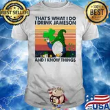 Gnome Thats What I Do I Drink Jameson And I Know Thing Vintage shirt