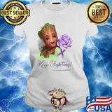 Groot Keep Fighting Fibromyalgia Awareness Ladies tee