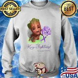Groot Keep Fighting Fibromyalgia Awareness Sweater