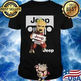 Groot With Symbol Jeep Shirt
