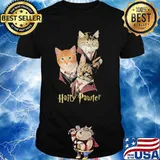 Hairy Pawter With Cats Shirt