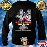 Hall Of Fame Hank Aaron 1934 2021 Signature Thanks For The Memories Sweater