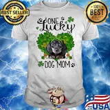 Happy Dachshund One Lucky Dog Mom St Patricks Day Shirt