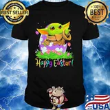 Happy Easter Day Egg Baby Yoda Shirt