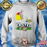 Happy Easter Day Rabbits Disney Shirt Sweater