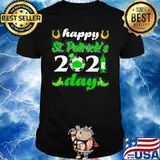 HAPPY ST PATRICK’S DAY 2021 SOCCER FACE MASK WITH COVID-19 SHIRT