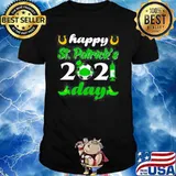 HAPPY ST PATRICKS DAY 2021 SOCCER FACE MASK WITH COVID19 SHIRT