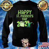 HAPPY ST PATRICK’S DAY 2021 TOILET PAPER WITH ELF FACE MASK DABBING SHIRT Sweater