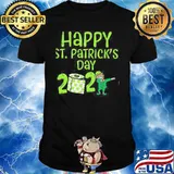 HAPPY ST PATRICK’S DAY 2021 TOILET PAPER WITH ELF FACE MASK DABBING SHIRT