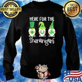 HERE FOR THE SHENANIGANS ST PATRICKS DAY GNOMES SHIRT Sweater