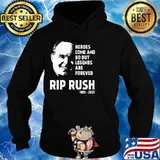 Heroes Come And Go But Legends Are Forever Rip Rush 1951 2021 Shirt Hoodie