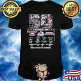 Hot 50 Years Of Colorado Avalanche The Greatest NHL Teams Thank You For The Memories Signatures Shirt
