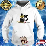 HOT DOG BRIDE AND GROOM – RETRIEVER AND COLLIE SHIRT Hoodie