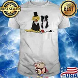 HOT DOG BRIDE AND GROOM – RETRIEVER AND COLLIE SHIRT