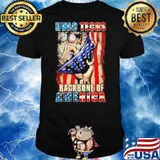 Hvac techs backbone of america flag shirt