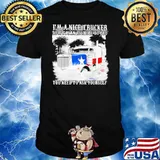 I Am A Nice Trucker So If I Am An Asshole To You Need To Ask Yourself Flag Shirt