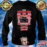 I Am Racing Fan I Say God Bless America If This Offends You I Don’t Care Leave Car American Flag Shirt Sweater