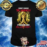 I Didn't Choose The Darkness It Chose me And I Fell In Love With It Skull Shirt