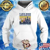 I Like Beer And Bowling And Maybe Three People Vintage Shirt Hoodie