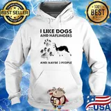 I Like Dogs And Haflingers And Maybe Three People Hoodie