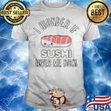 I Love Sushi Kawaii Cute Salmon Roll Japanese Food Pullover Shirt