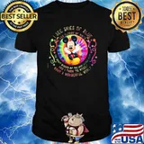 I See Skies Of Blue And Clouds Of White And I Think To Myself What A Wonderful World Mickey Mouse Hippie Shirt