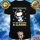 I’m Not Getting Old I’m Just Becoming A Classic Snoopy Vs Woodstock Shirt