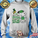 I’m Not Irish But Kiss Me Anyway Snoopy And Woodstock Patricks Day Shirt Sweater
