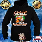 I’m Spoiled Camping Lady It’s My Husband’s Fault Because He Treats Me Like A Queen Hoodie