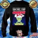 Jeff Dunham you laugh I laugh you offend my Kansas City Chiefs kill you Sweater