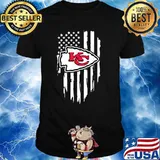 Kansas City Fan Football Love Chief Flag Usa Shirt