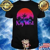 Key West Florida Family Beach Vacation Retro shirt
