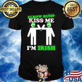 Kiss Elbow Bump Me I’m Irish Mask 2021 St Patrick’s Day Shirt