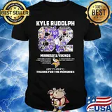Kyle Rudolph 82 Minnesota Vikings 2011 2021 Thanks For The Memories Shirt