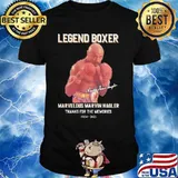 Legend Boxer Marvelous Marvin Hagler Thanks For The Memories 1954 2021 Signature Shirt