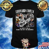 Leonard Cohen 1934 2016 shirt