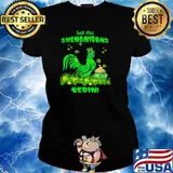 Let The Shenanigans Begin Chicken Patrick Day Ladies tee