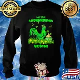 Let The Shenanigans Begin Chicken Patrick Day Sweater