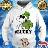 Lucky Irish Snoopy Patricks Day Shirt Hoodie