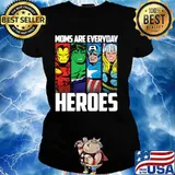 Marvel Mother’s Day Mom Are Everyday Heroes Ladies tee