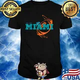 Miami Est 1966 Sports Team Athletic Novelty Dolphin Shirt