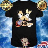 Mickey Mouse and Minnie wear Gucci shirt