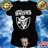 Mickey Mouse Las Vegas Raiders hey haters Ladies tee
